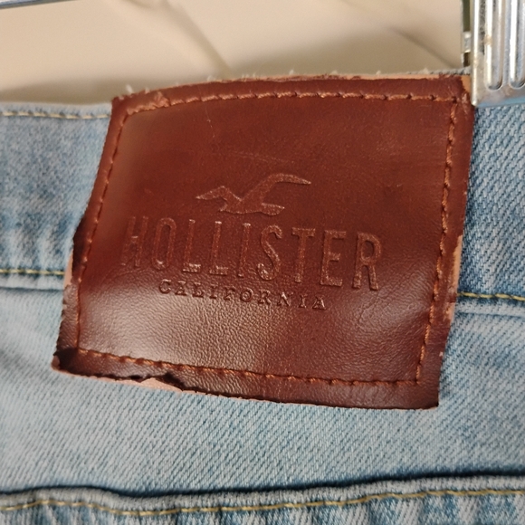 Men's Hollister Skinny Jeans Light Wash Stretchy Denim Plain Style Abercrombie - Picture 12 of 14